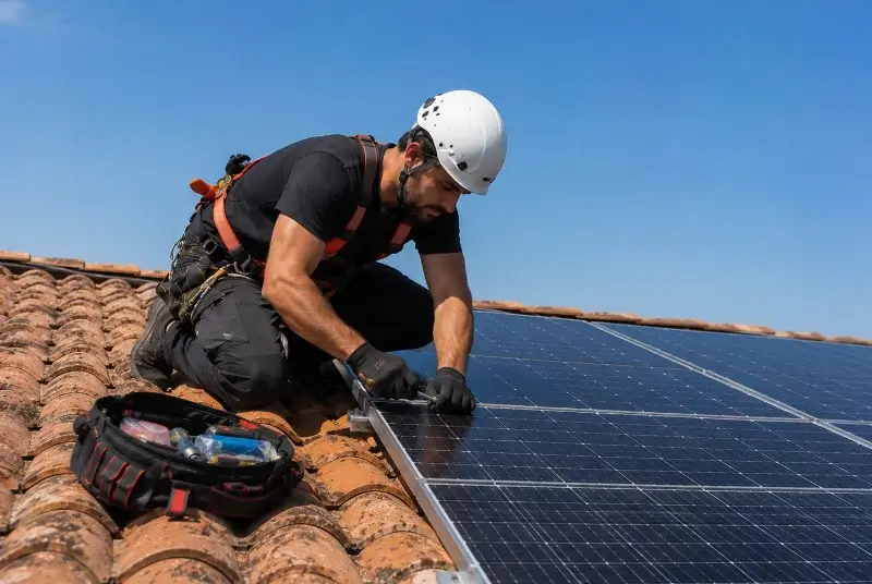 Maintenance et monitoring de panneaux solaires à Mothern